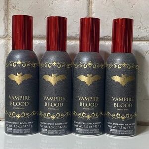 Bath & Body Works Vanpire Blood Room Sprays Lot of 4